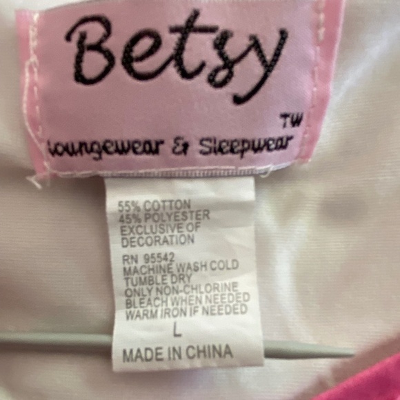 SIZE L Betsey sleep shirt "I love you more than donut" - Picture 2 of 6